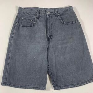 Vintage Arizona gray/black fade denim shorts men 32